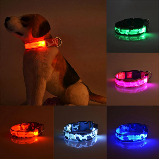 Camouflage Pet Luminous Dog Collar - Pet Park