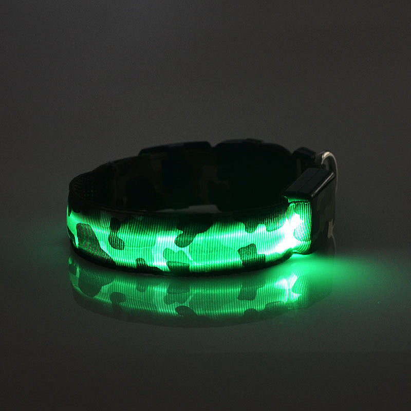 Camouflage Pet Luminous Dog Collar - Pet Park