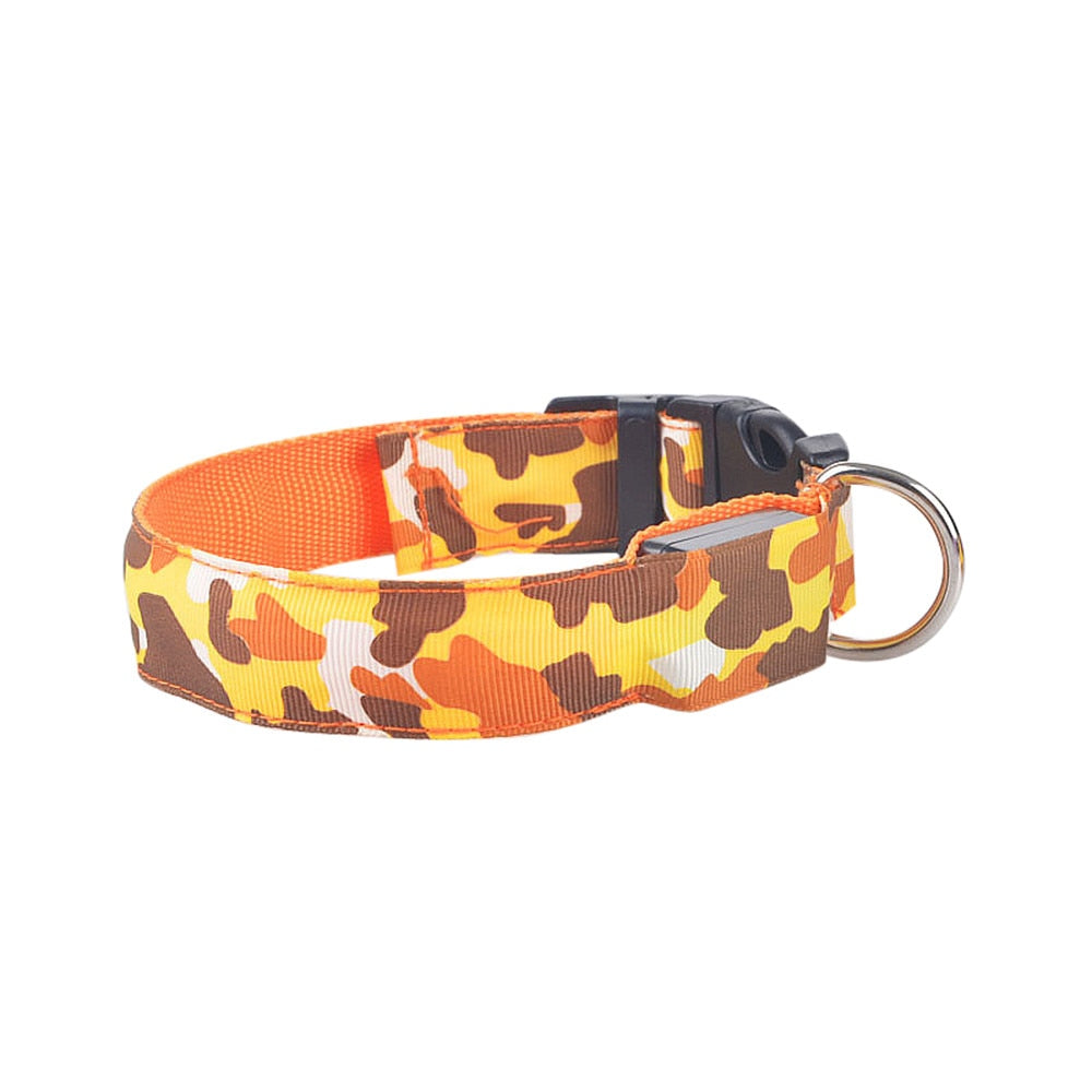 Camouflage Pet Luminous Dog Collar - Pet Park