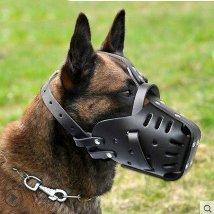 Cowhide Dog Muzzle - Pet Park