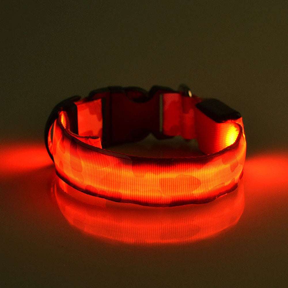 Camouflage Pet Luminous Dog Collar - Pet Park