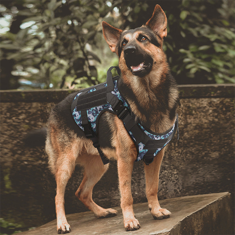 Tactical Camouflage Close Traction Harness - Pet Park