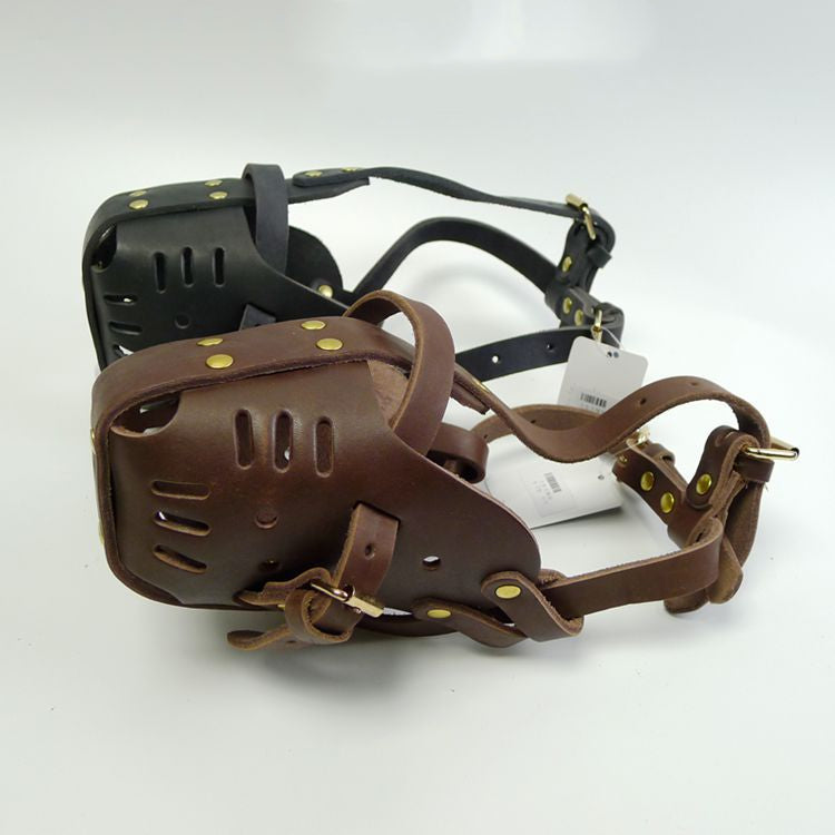 Cowhide Dog Muzzle - Pet Park