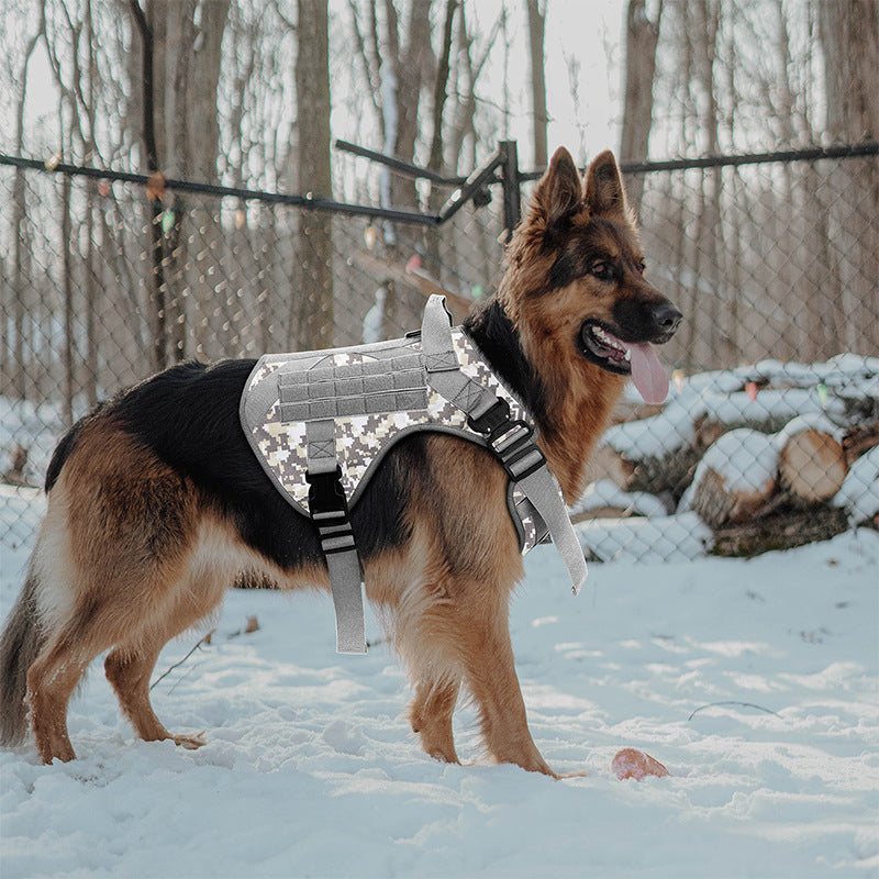 Tactical Camouflage Close Traction Harness - Pet Park