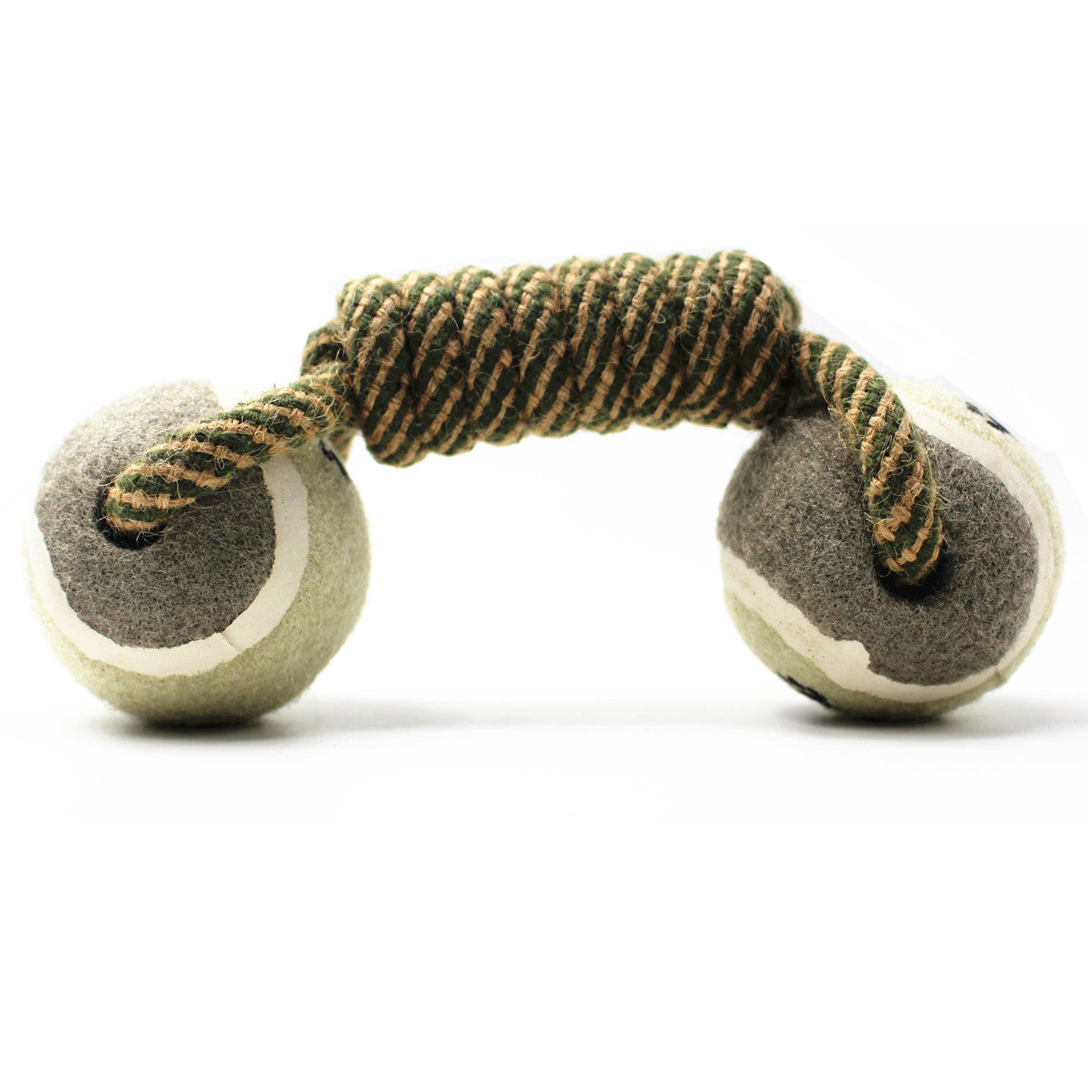 Pet Dumbbell Rope Tennis Ball Chew Toys - Pet Park