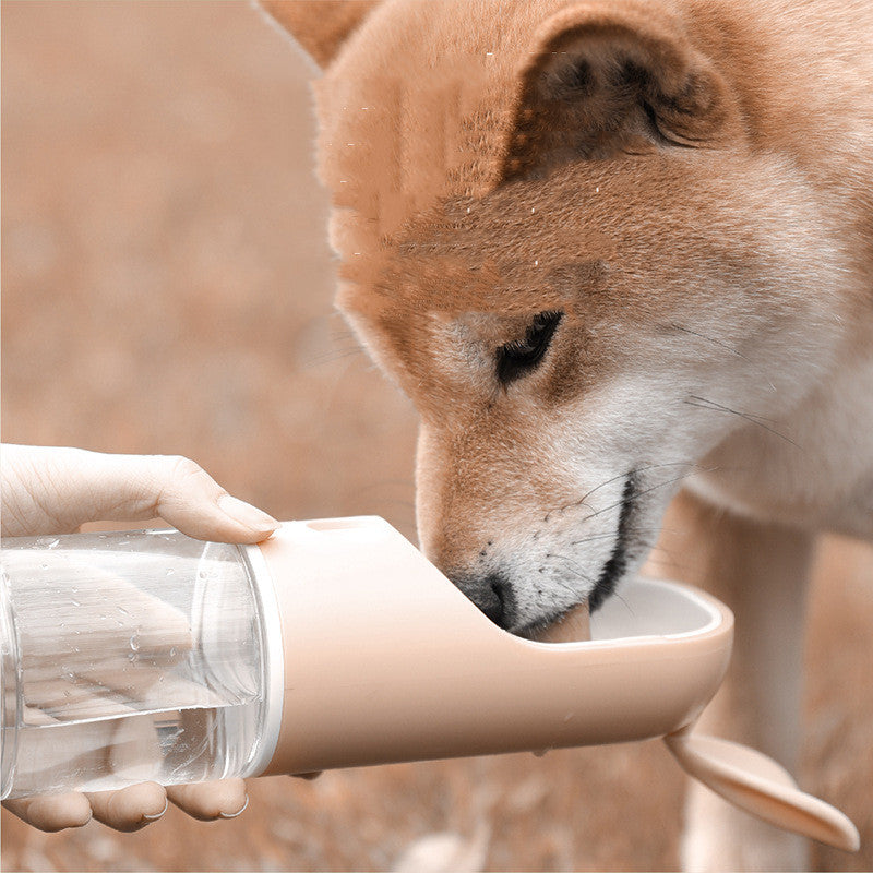 Non-wet Mouth Accompanying Water Bottle - Pet Park