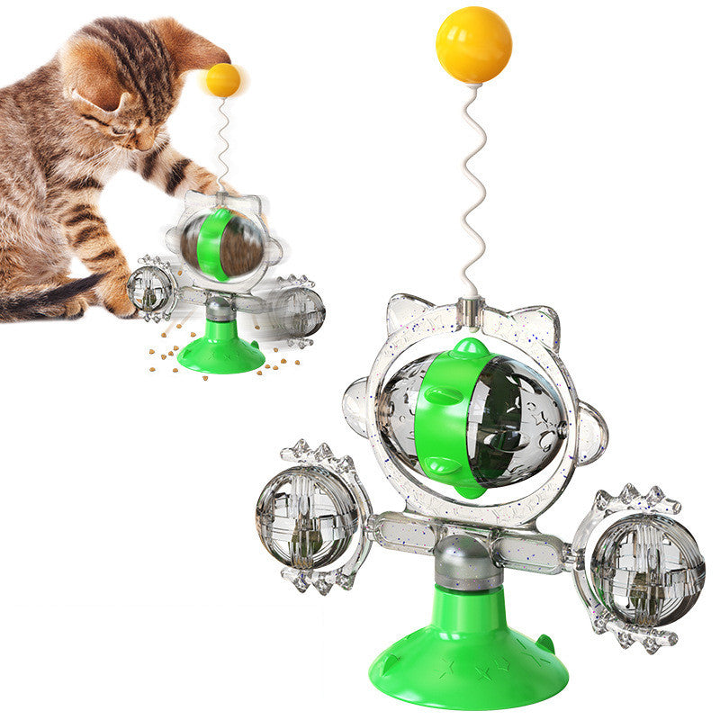 Pet Pinwheel Sucker Leaky Ball Toys - Pet Park